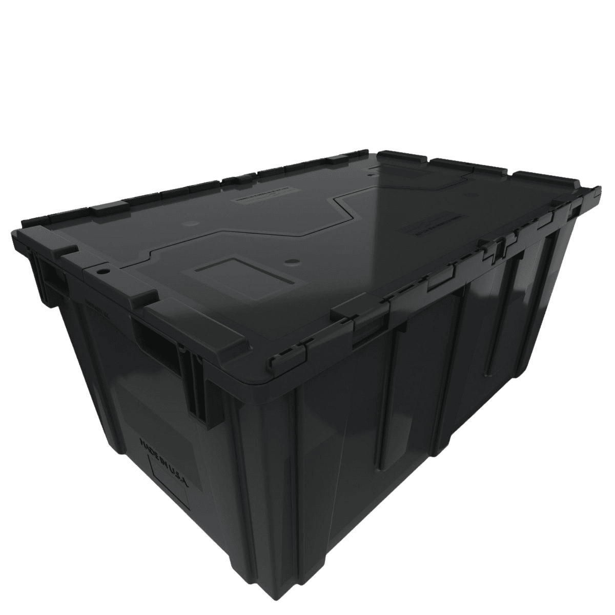 CleanSlate heavy-duty moving tote with attached lid